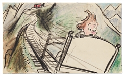 Bedknobs and Broomsticks Storyboard Artwork -- From the Estate of  Producer Bill Walsh