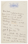 Ernest Hemingway Autograph Letter Signed on ''To Have and Have Not'' -- ''...About the Have and Not price, I would take 12,500. As matter of fact, would take 10 cash due to the censorship angle...''