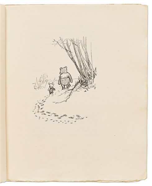 A.A. Milne & Ernest H. Shepard Signed 1926 Large Paper Limited Edition of ''Winnie-the-Pooh'' -- With Fold-Out Map of Hundred Aker Wood