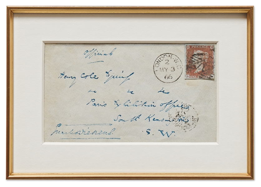 Charles Dickens Signed and Handwritten Envelope