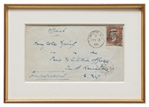 Charles Dickens Signed and Handwritten Envelope