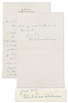 Robert Louis Stevenson Autograph Letter Signed from 1884 -- Stevenson Requests Four Books from a Bookseller