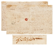 Zachary Taylor Autograph Letter Signed -- ...I regret to learn that so large a portion of our army...should have been so unfortunate in their attacks...a faint heart never won fair lady...