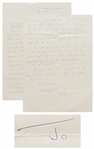 J.K. Rowling Autograph Letter Signed from 1998 -- I hear youre off to France...Harry Potter et lEcole des Sorciers (Harry Potter and the Philosophers Stone) is very reasonably priced...