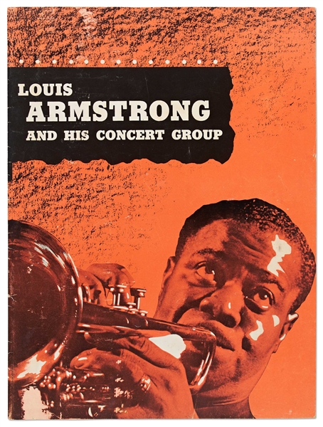 Louis Armstrong Signed Program -- Signed Both ''Satchmo'' & ''Louis Armstrong''