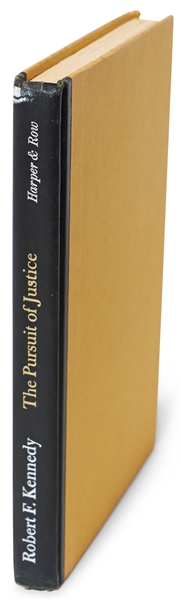 Robert F. Kennedy Signed First Edition of ''The Pursuit of Justice''