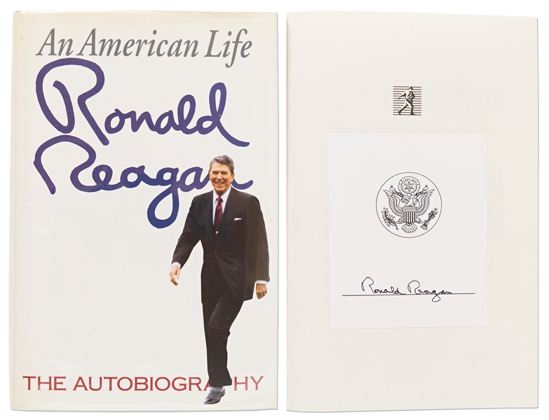 Ronald Reagan Signed Copy of His Autobiography ''An American Life''