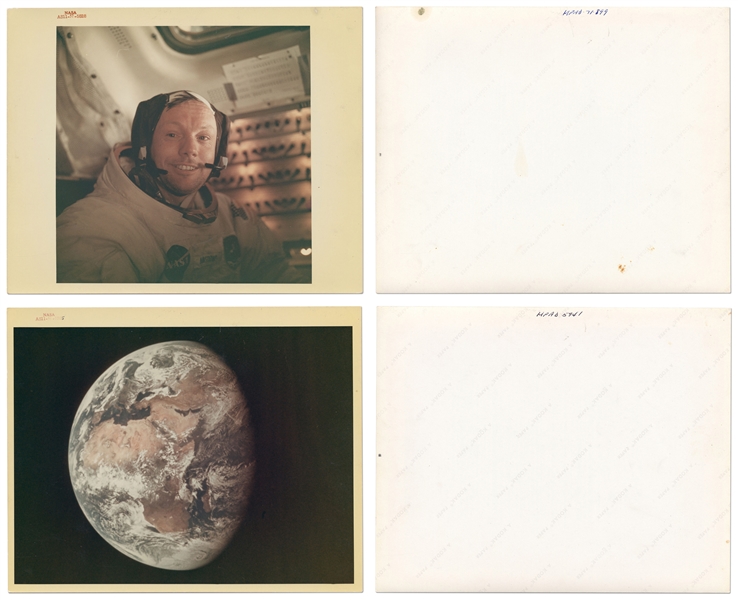 Outstanding Collection of 38 Original NASA Photos from the Apollo Program -- Includes 31 Red Number Photos on ''A Kodak Paper'', 6 Black Numbered Photos & Additional Photo on ''A Kodak Paper''