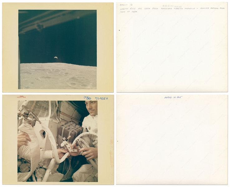 Outstanding Collection of 38 Original NASA Photos from the Apollo Program -- Includes 31 Red Number Photos on ''A Kodak Paper'', 6 Black Numbered Photos & Additional Photo on ''A Kodak Paper''