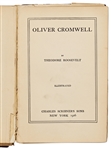 Theodore Roosevelt Signed Copy of His Biography ''Oliver Cromwell'' -- Signed by Roosevelt as President