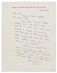 Ernest Hemingway Autograph Letter Signed from 1958 -- ''...been working a seven day week...Been working too hard too long ...''