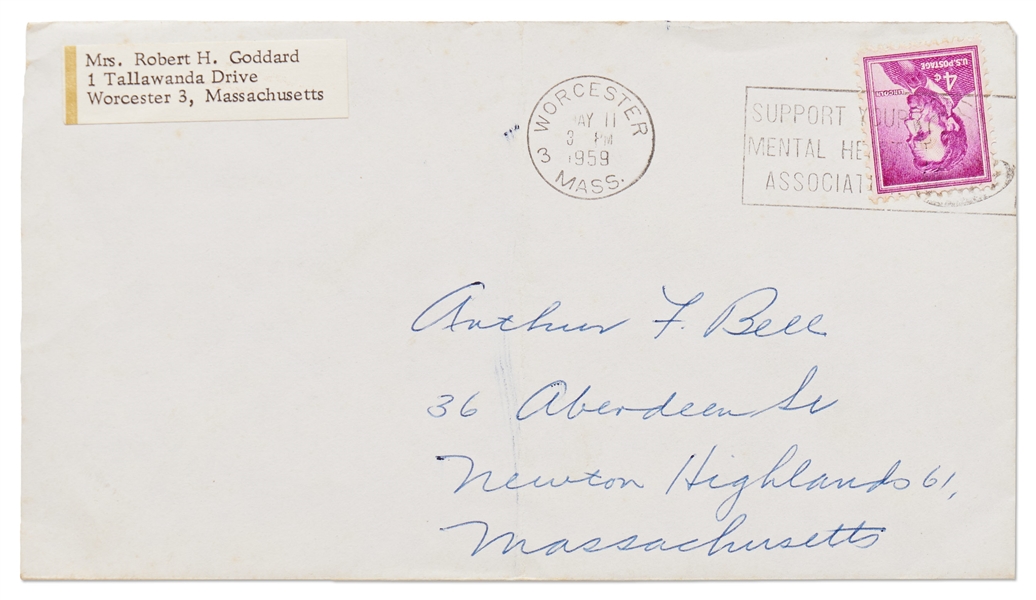 Scarce Signature by Robert H. Goddard, the Father of Space Flight -- With Zarelli COA
