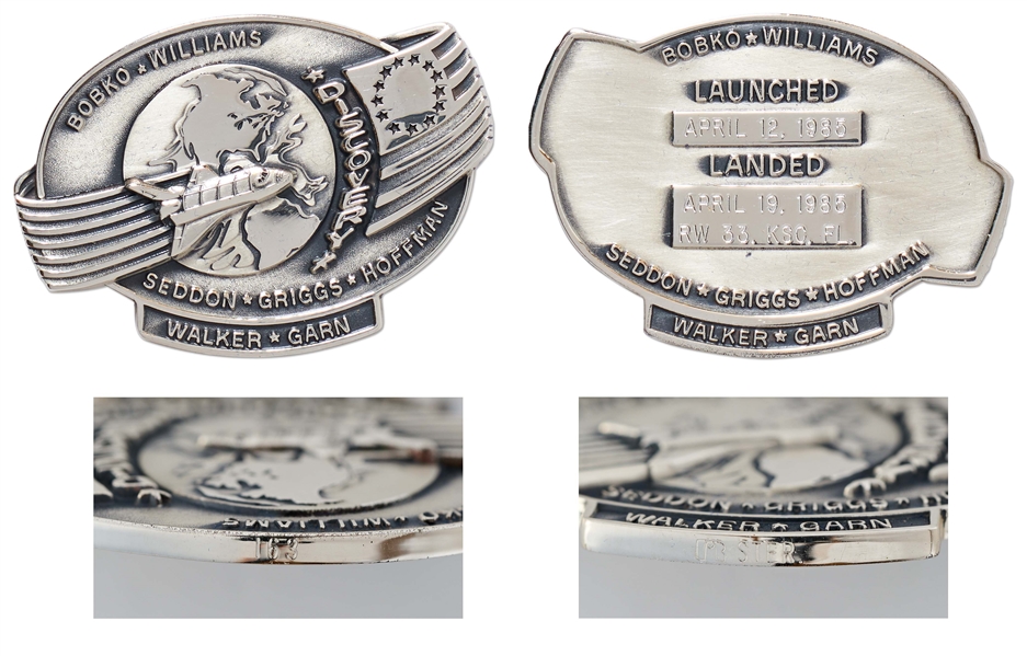 Lot of 8 Robbins Medals from the Collection of NASA Astronaut Rhea Seddon -- Including Two from STS-51-L Challenger