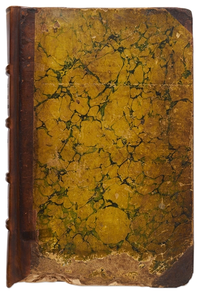 19th Century Whaling Logbook of the Bark Cora Out of New Bedford -- Documenting an Expedition to the Pacific from 1841-1845