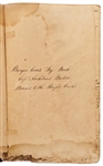 19th Century Whaling Logbook of the Bark Cora Out of New Bedford -- Documenting an Expedition to the Pacific from 1841-1845