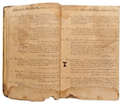 19th Century Whaling Logbook of the Bark Cora Out of New Bedford -- Documenting an Expedition to the Pacific from 1841-1845