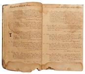 19th Century Whaling Logbook of the Bark Cora Out of New Bedford -- Documenting an Expedition to the Pacific from 1841-1845