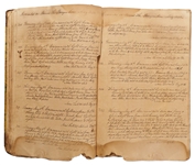 19th Century Whaling Logbook of the Bark Cora Out of New Bedford -- Documenting an Expedition to the Pacific from 1841-1845