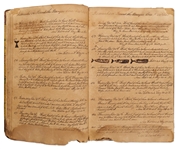 19th Century Whaling Logbook of the Bark Cora Out of New Bedford -- Documenting an Expedition to the Pacific from 1841-1845