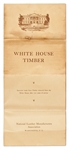 Large Block of Wood From the Roof of the White House -- Removed During 1927 Reconstruction -- Accompanied by Rare, Original Box