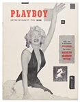First Issue of Playboy from December 1953 with Marilyn Monroe on the Cover -- Near Fine Condition