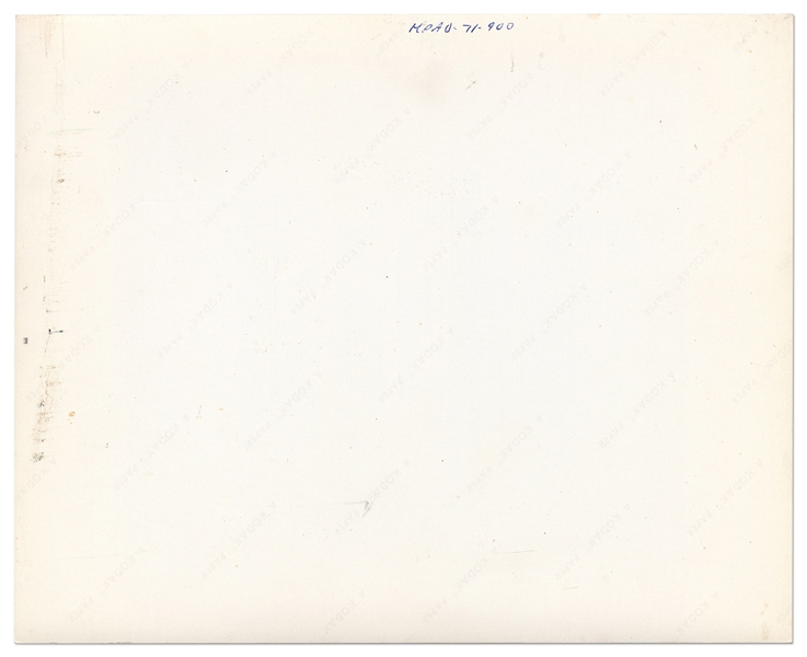 Apollo 11 Red Number Photo Showing Buzz Aldrin Disembarking from the Lunar Module -- Printed on ''A Kodak Paper''