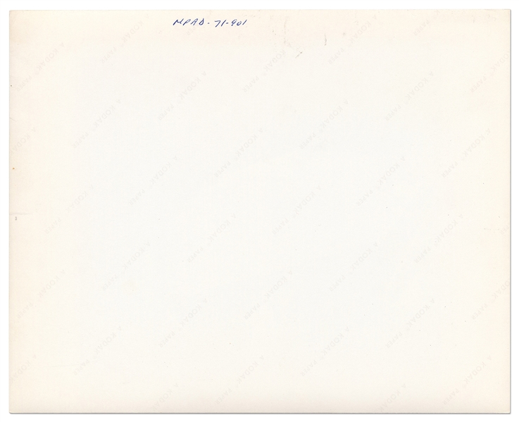Apollo 11 Red Number Photo of the Lunar Module with Earth in the Background Sky -- Printed on ''A Kodak Paper''