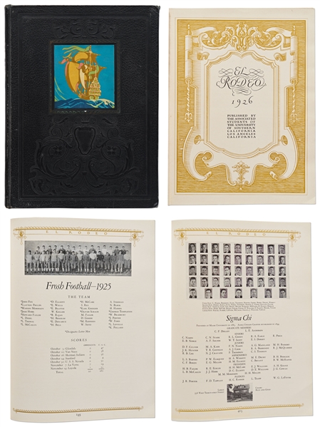 John Wayne Signed ''The Cowboys'' Script, John Wayne USC Yearbook & Numerous Call Sheets, Crew Lists, Etc. from ''The Cowboys''