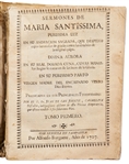 18th Spanish Century Book of Sermons Related to the Virgin Mary