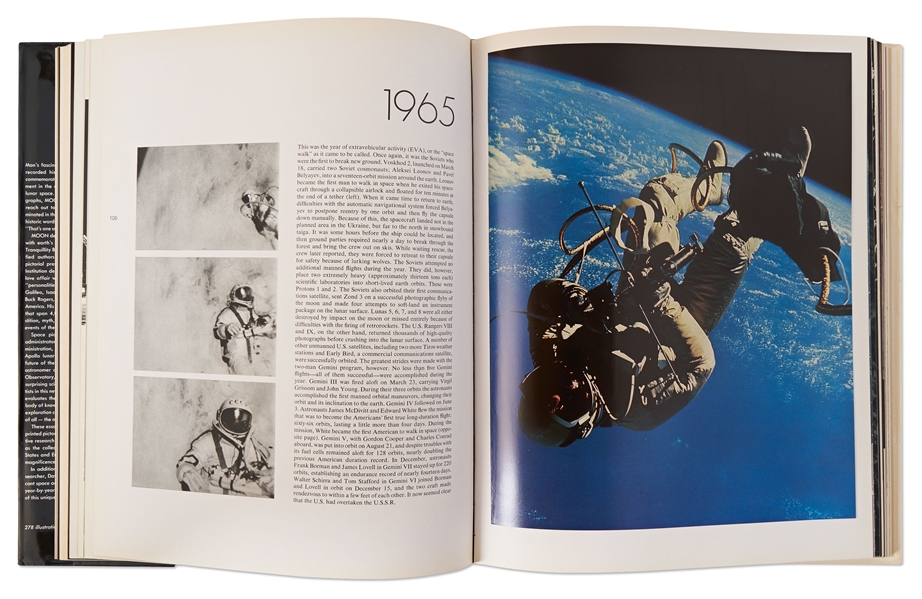 Wernher von Braun Signed First Edition of His Illustrated Book ''MOON: Man's Greatest Adventure'' -- von Braun Inscribes the Copy to His Secretary During the Apollo Era