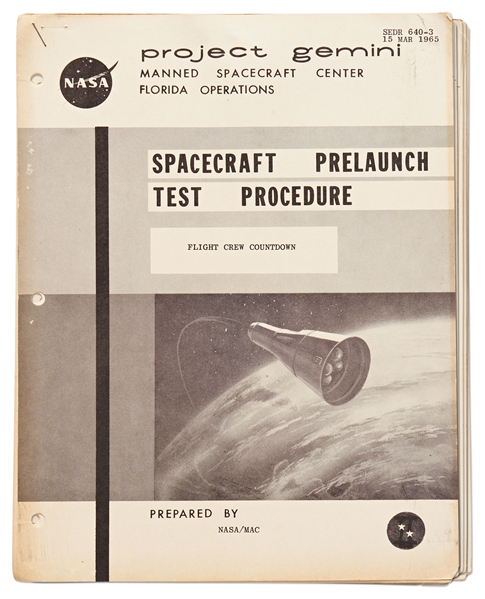 Lot of 6 Items Personally Owned by Mercury 7 and Apollo 1 Astronaut Gus Grissom -- Includes Grissom's Draft Copy of the Pilot's Flight Report for MR-4