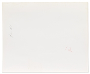 Cecil W. Stoughton's Personal, Unpublished Photo of LBJ's Inauguration Aboard Air Force One -- In Stoughton's Custom Red Leather Binder Stamped ''Inauguration Nov. 1963'' on Spine