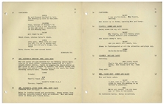 Moe Howard's Personally Owned Script for The Three Stooges 1953 Film ''Up in Daisy's Penthouse''
