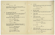 Moe Howard's Personally Owned Script for The Three Stooges 1953 Film ''Up in Daisy's Penthouse''