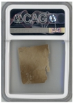 Fabric Swatch From the Wright Flyer, Flown at Kitty Hawk During the First Flight on 17 December 1903 -- Encapsulated by CAG