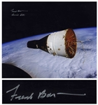 Frank Borman Signed 20 x 16 Photo of the Golden Ribbons Gemini VII Spacecraft