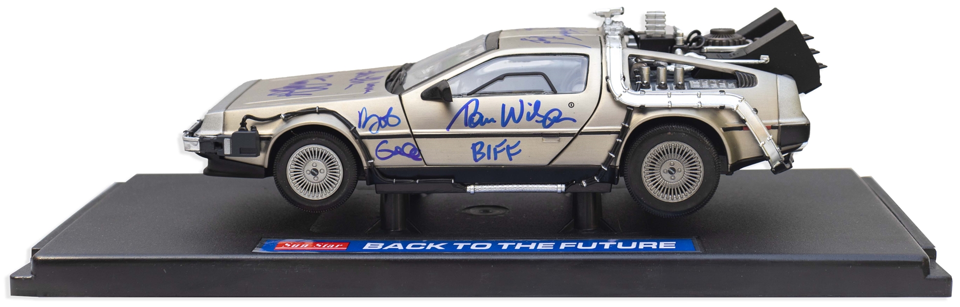 Back to the Future Cast-Signed DeLorean