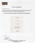 Gus Grissom Personally Owned Debriefing Report for Gemini 4, Heavily Hand-Edited by Grissom: ''Kick his ass!!'' and ''Did they have a moon on dark side?''