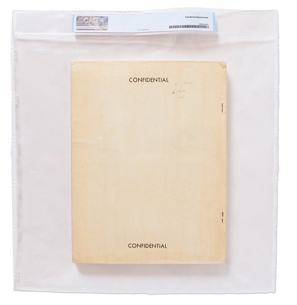 Gus Grissom Personally Owned Debriefing Report for Gemini 4, Heavily Hand-Edited by Grissom: ''Kick his ass!!'' and ''Did they have a moon on dark side?''