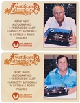 Adam West and Burt Ward Signed Batmobile