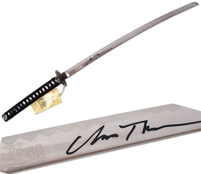 Uma Thurman Signed Katana Sword, Her Weapon From Kill Bill