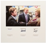 Autograph Display of Donald Trump, Billy Bush & Arianne Zucker from the Famous Access Hollywood Tape -- Display Measures 25.75 x 24 -- With PSA/DNA COA for Trumps Signature