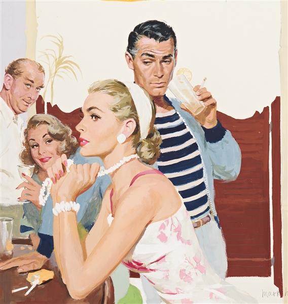 Marshall Dawson Miller Magazine Illustration Artwork