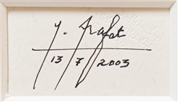 Bill Clinton, Yitzhak Rabin and Yasser Arafat Signed Display of the Historic Oslo I Middle East Peace Accord -- Measures 25.5'' x 26.5'' -- With PSA/DNA COAs