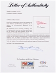 Bill Clinton, Yitzhak Rabin and Yasser Arafat Signed Display of the Historic Oslo I Middle East Peace Accord -- Measures 25.5'' x 26.5'' -- With PSA/DNA COAs