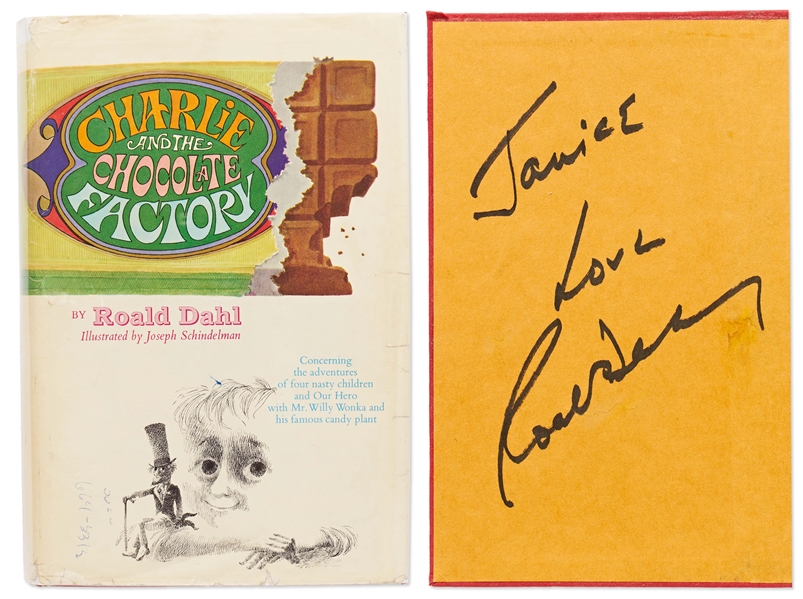 Roald Dahl Signed First Edition of ''Charlie and the Chocolate Factory'' in Original Dust Jacket