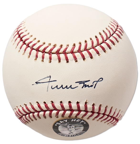 Willie Mays Signed Baseball