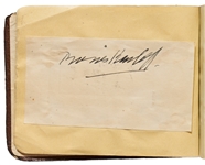 Over 150 Autographs of Music, Movie & Sports Stars -- Includes Signatures of Elvis Presley, Orson Welles, Nat King Cole, John Wayne, Boris Karloff, Fats Waller, Edward G. Robinson, Lou Costello & More