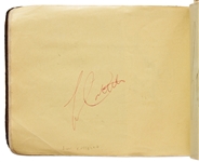 Over 150 Autographs of Music, Movie & Sports Stars -- Includes Signatures of Elvis Presley, Orson Welles, Nat King Cole, John Wayne, Boris Karloff, Fats Waller, Edward G. Robinson, Lou Costello & More