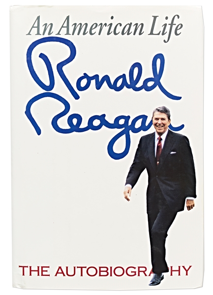 Ronald Reagan Signed First Edition of His Autobiography ''An American Life'' -- With PSA/DNA COA